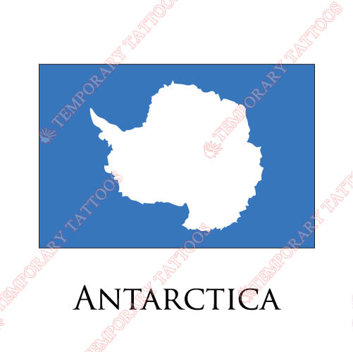 Antarctica flag Customize Temporary Tattoos Stickers NO.1814